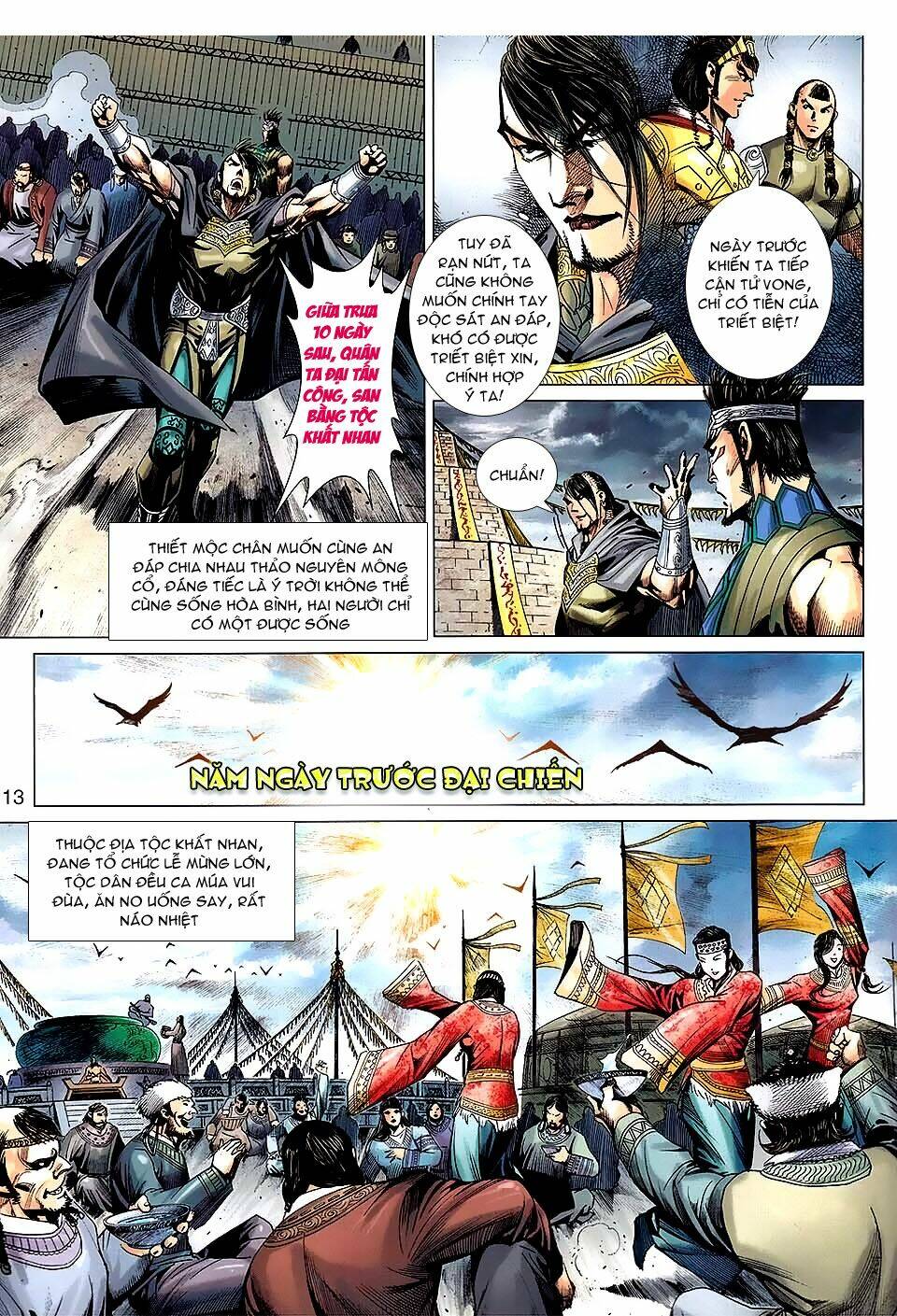 Thiên Tử Truyền Kỳ 8 - Thương Thiên Bá Hoàng [Chap 0-70] - Page 13