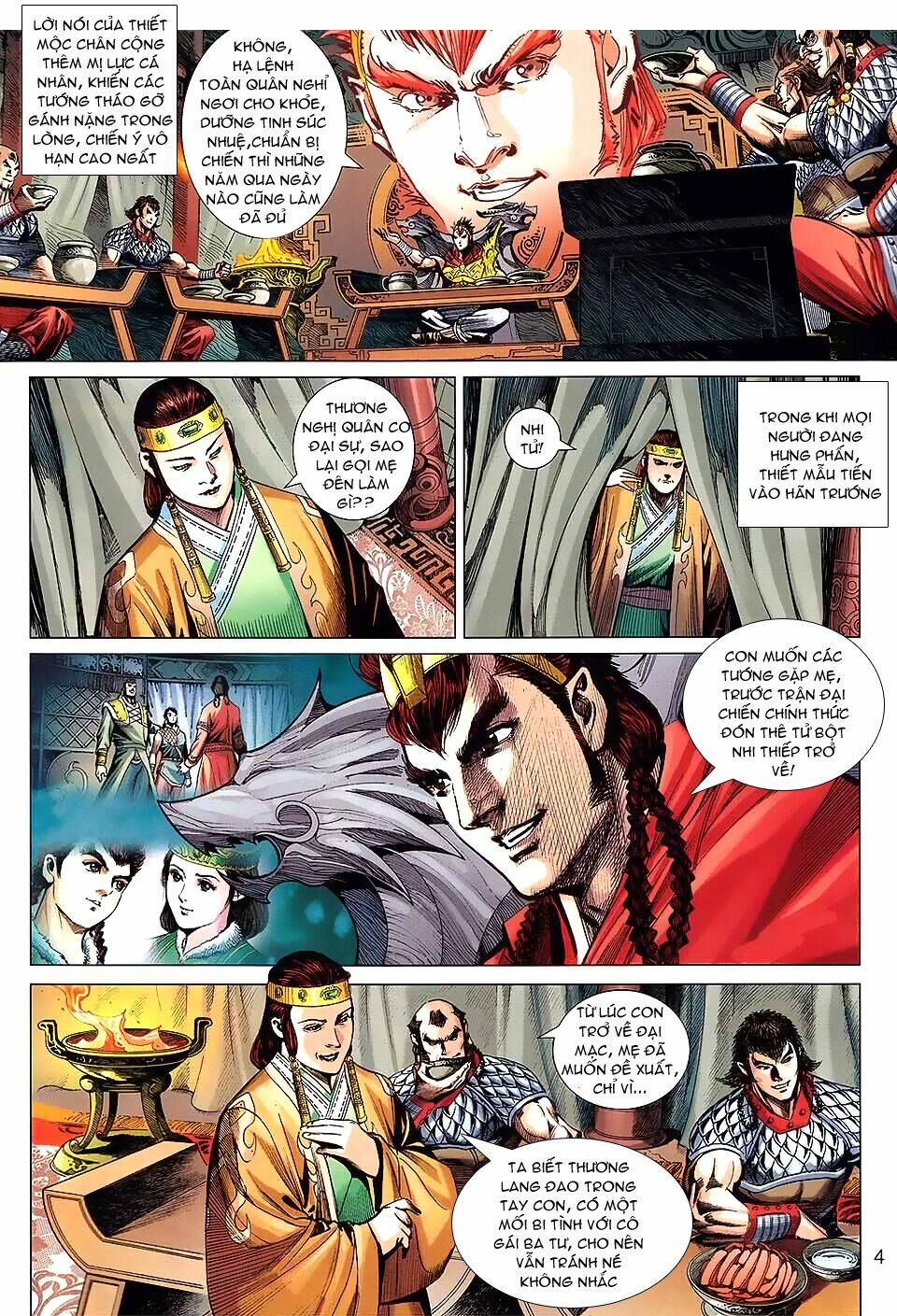 Thiên Tử Truyền Kỳ 8 - Thương Thiên Bá Hoàng [Chap 0-70] - Page 4