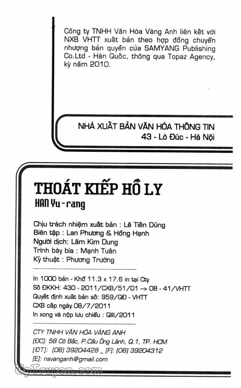 Thoát Kiếp Hồ Ly bản đẹp [Chap 1-8] - Page 2