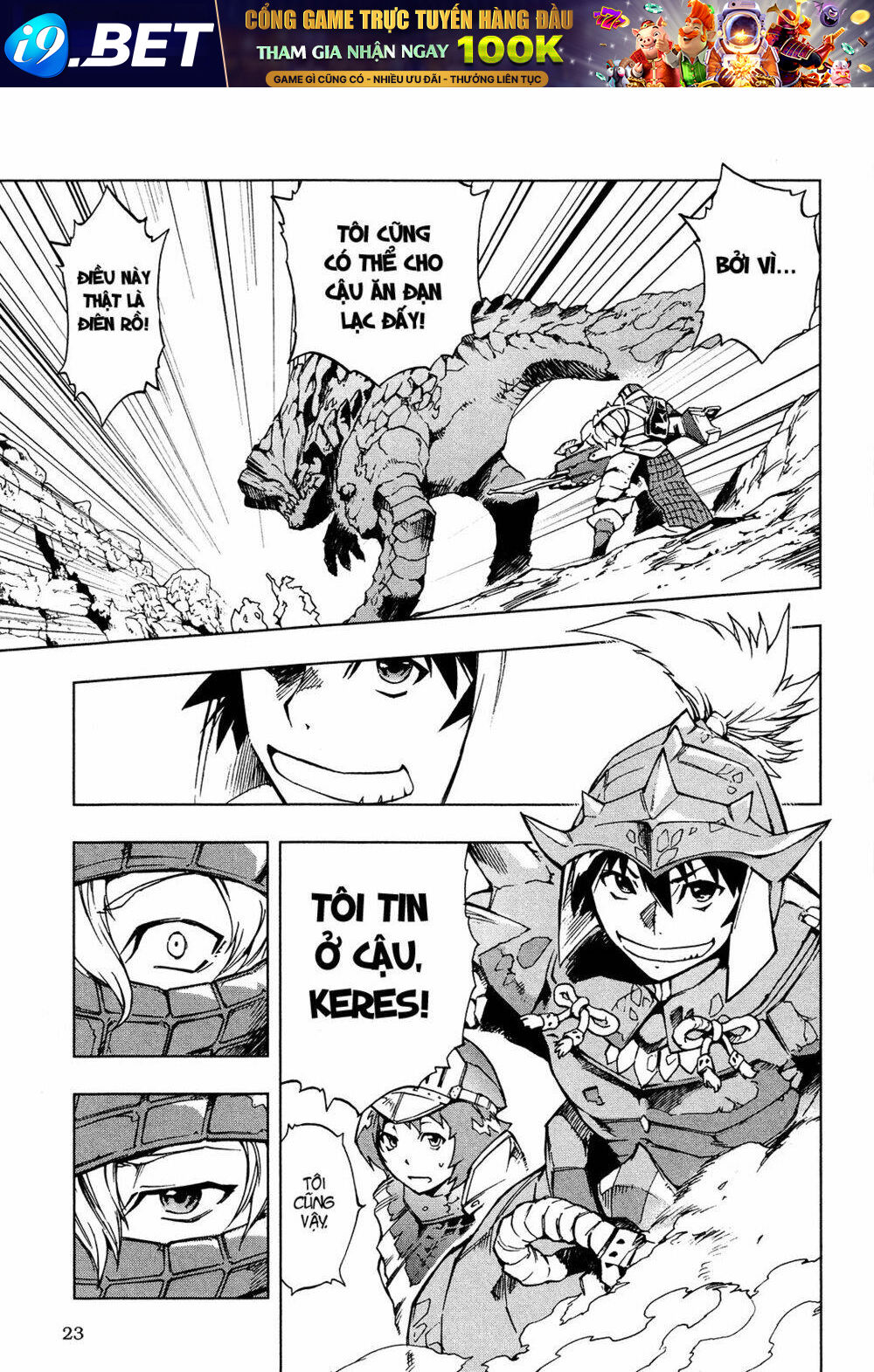 Trang truyện page_23 trong truyện tranh Thợ Săn Quái Vật – Senkou No Kariudo - Chapter 0 - truyentvn.net