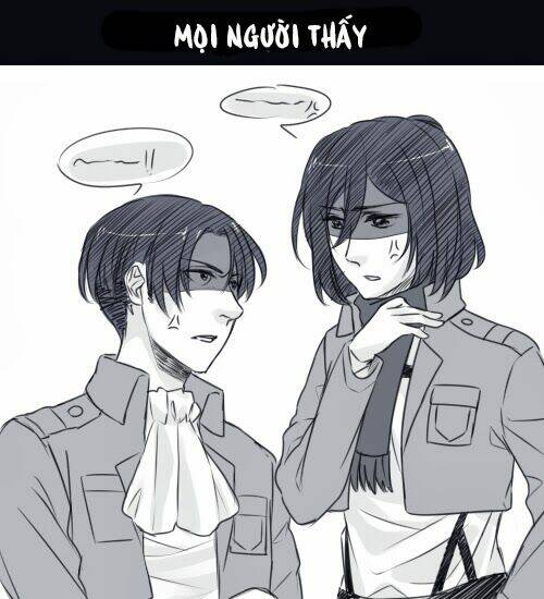 Tấn Công Người Khổng Lồ - Doujinshi Eren X Mikasa