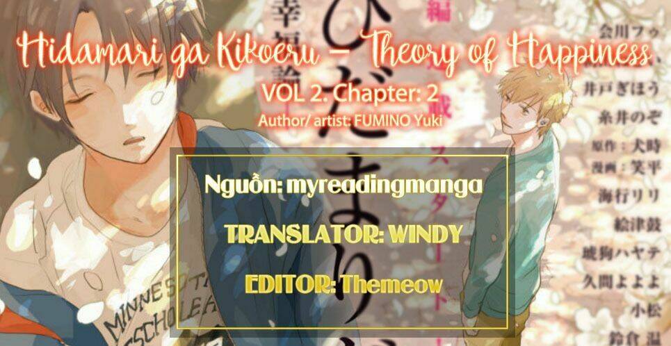 Trang truyện page_1 trong truyện tranh Hidamari Ga Kikoeru – The Theory Of Happiness - Chapter 2 - truyentvn.net