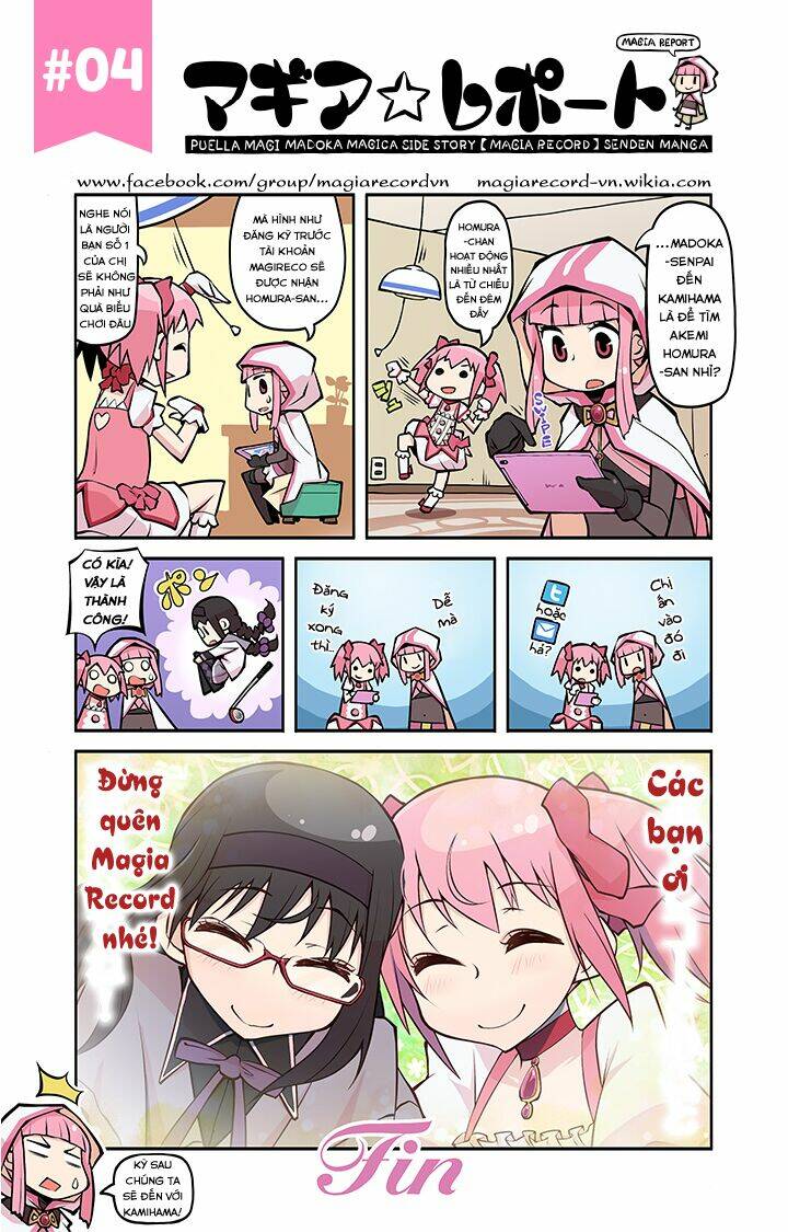 Magia☆Report - Mahou Shoujo Madoka Magica Side Story Magia Record Senden Manga [Chap 1-33] - Page 4