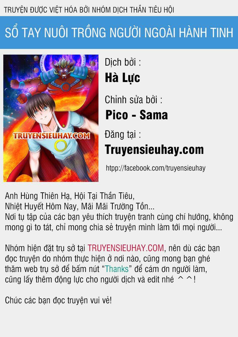 Trang truyện page_1 trong truyện tranh Sổ Tay Nuôi Trồng Người Ngoài Hành Tinh - Chapter 12 - truyentvn.net