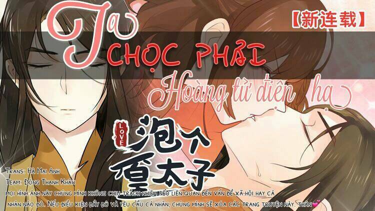 Ta chọc phải hoàng tử điện hạ [Chap 1-2]