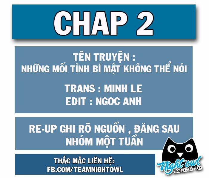 Những Mối Tình Bí Mật Không Thể Nói [Chap 1-9] - Page 1