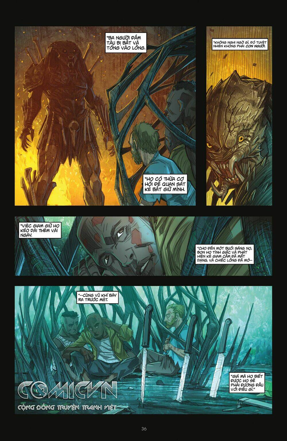 Trang truyện page_8 trong truyện tranh Predator: Hunters – Quái Thú Săn Mồi: Thợ Săn - Chapter 2.1 - truyentvn.net