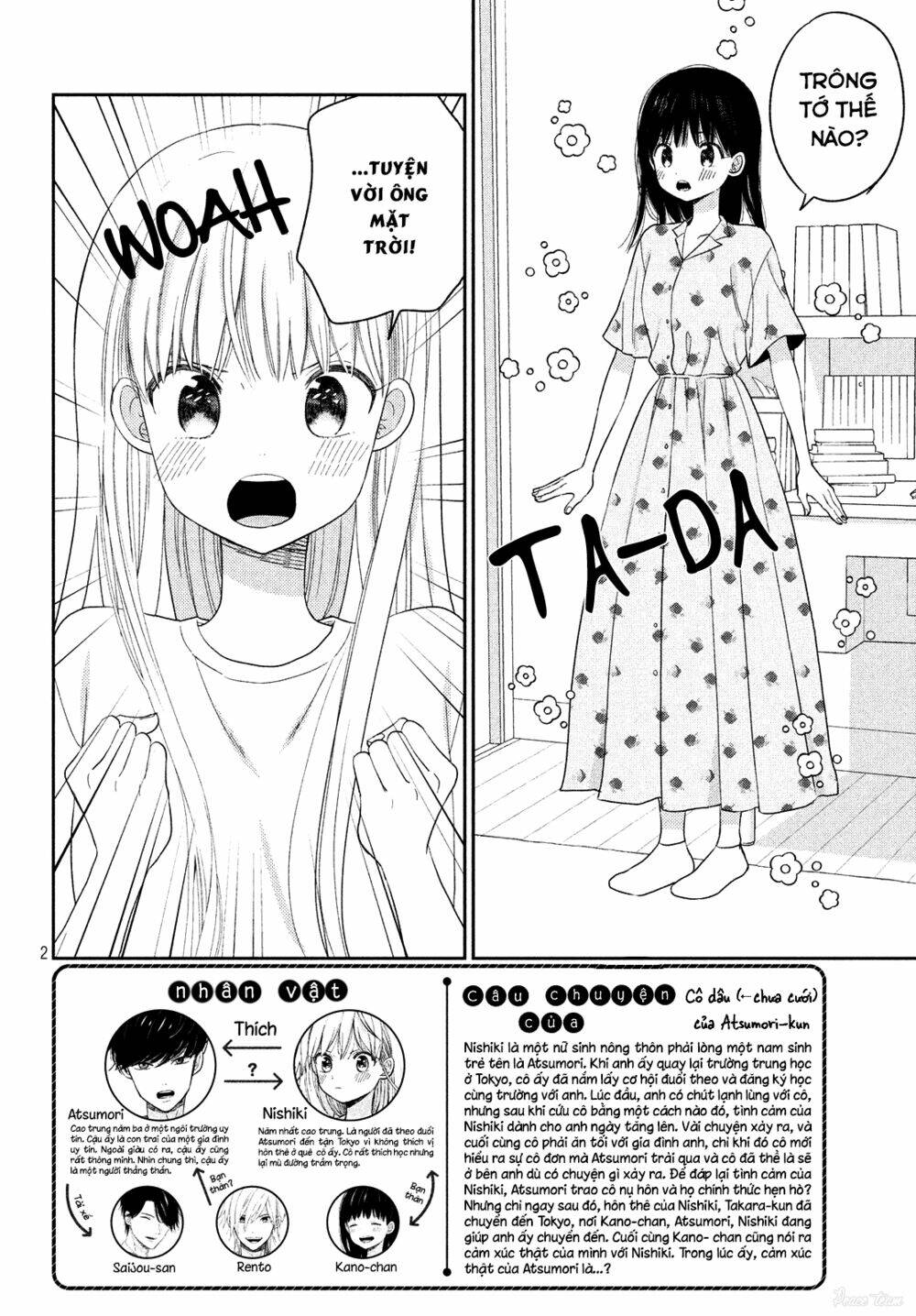 Trang truyện page_2 trong truyện tranh Atsumori-kun No Oyomesan (←Mitei) - Chapter 12 - truyentvn.net