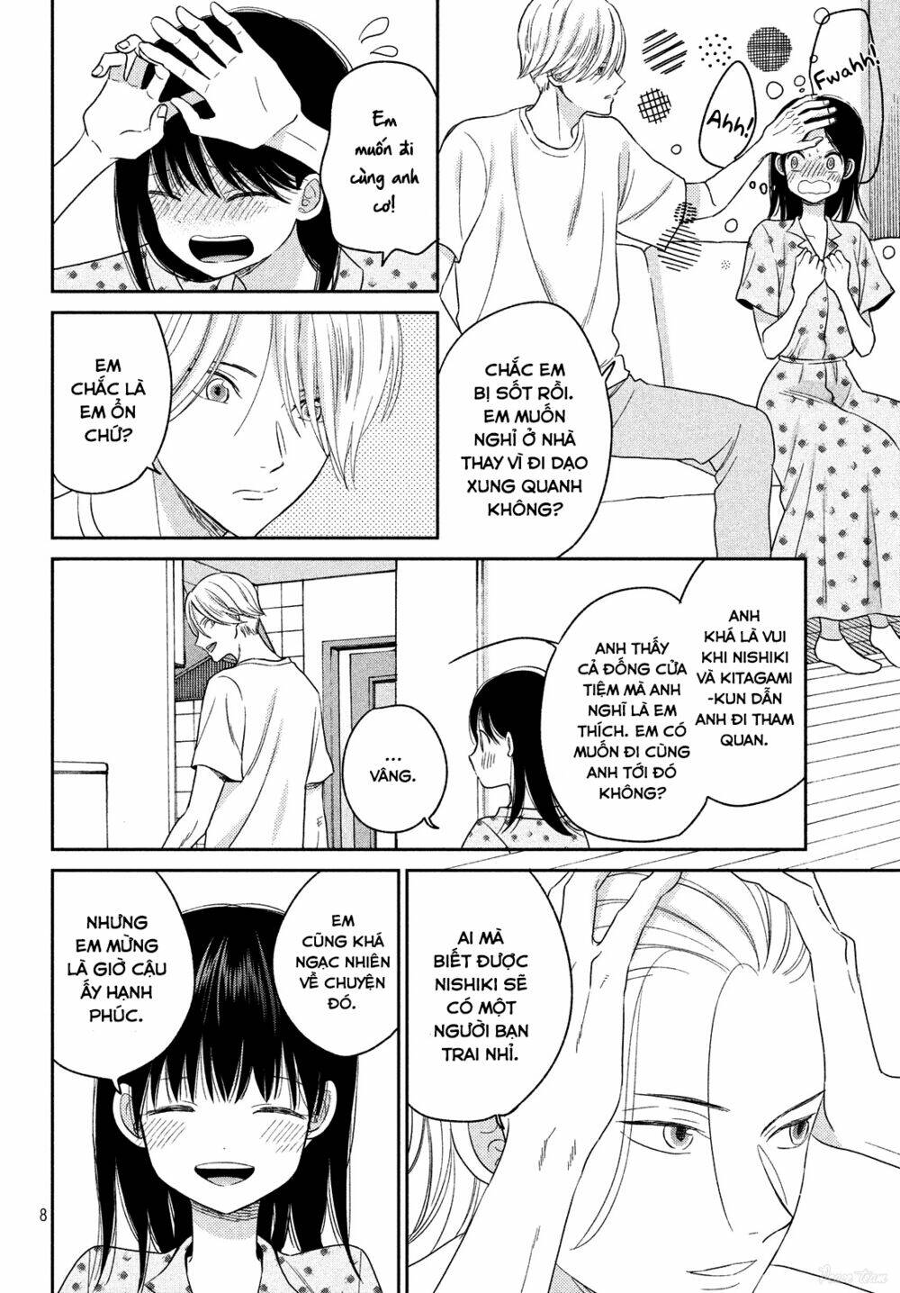 Trang truyện page_8 trong truyện tranh Atsumori-kun No Oyomesan (←Mitei) - Chapter 12 - truyentvn.net