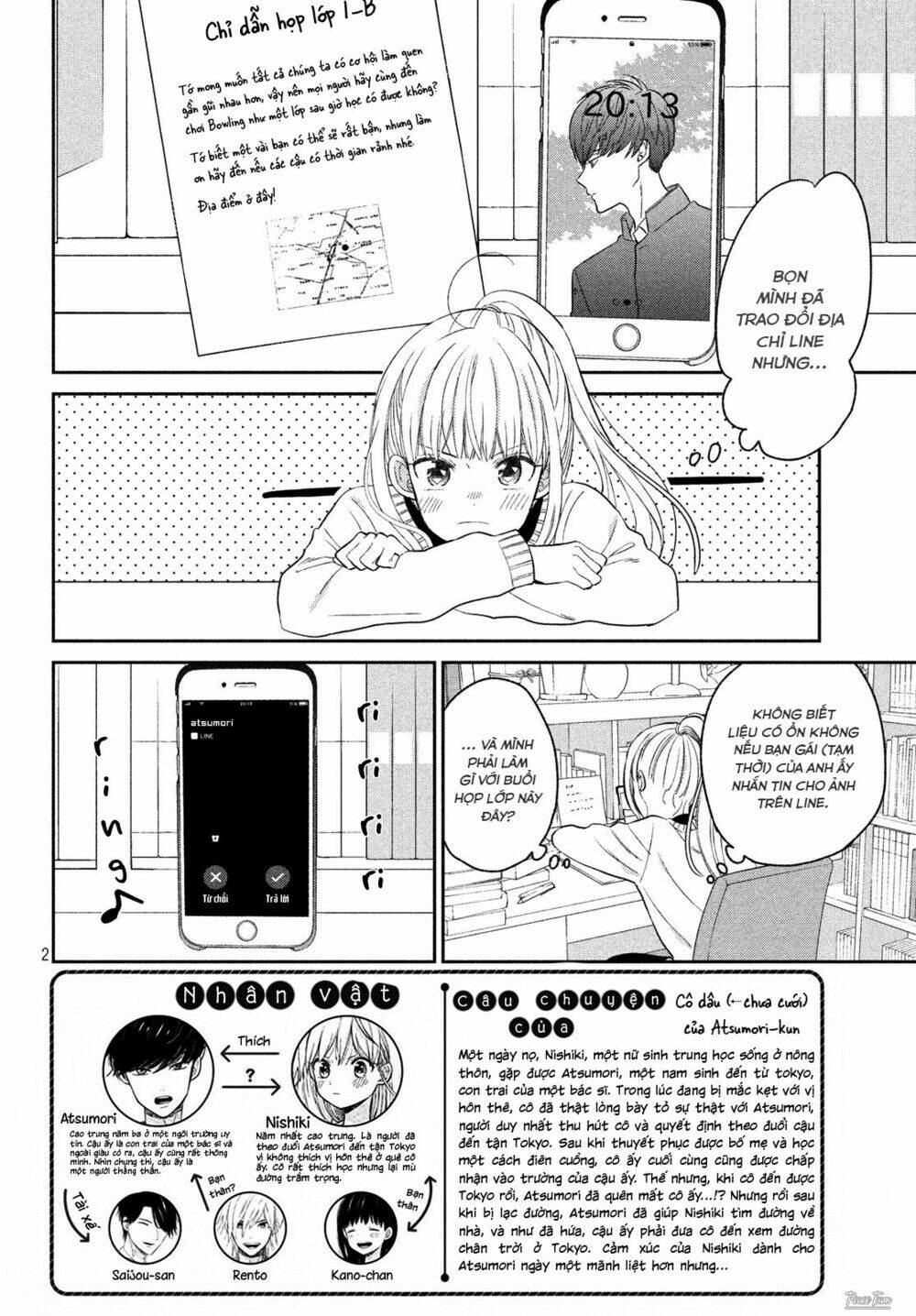 Trang truyện page_2 trong truyện tranh Atsumori-kun No Oyomesan (←Mitei) - Chapter 6 - truyentvn.net