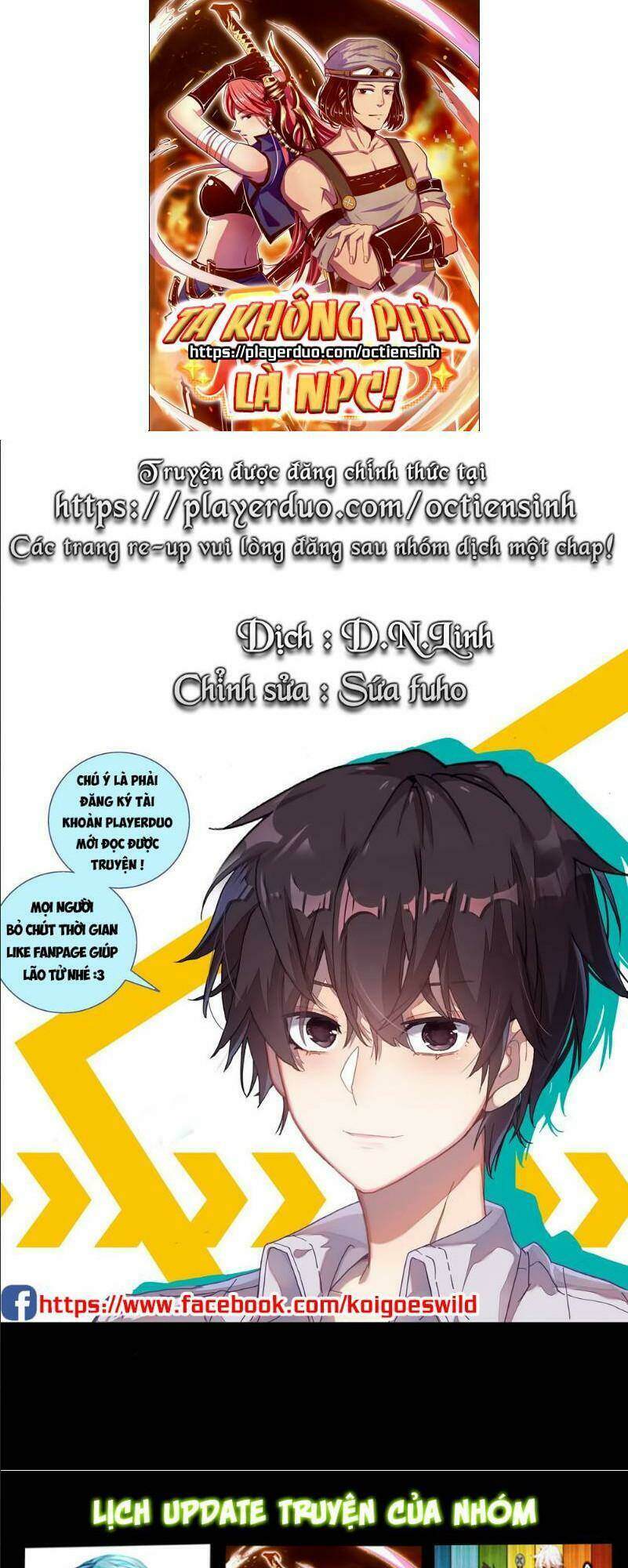 Ta Không Phải Là NPC Chapter 10 - TC Truyện