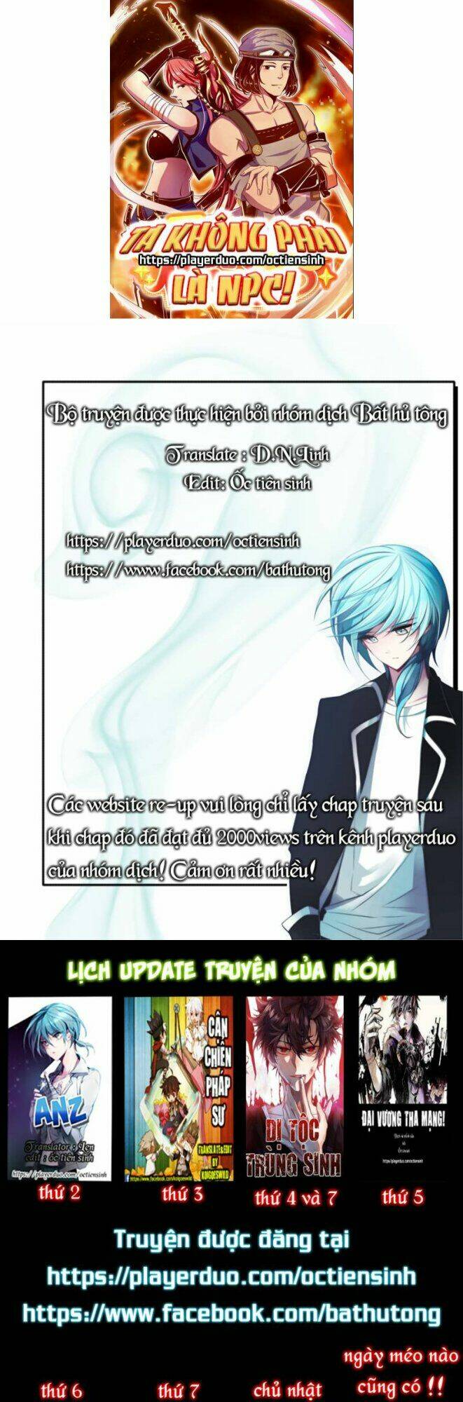Ta Không Phải Là NPC Chapter 22 - TC Truyện