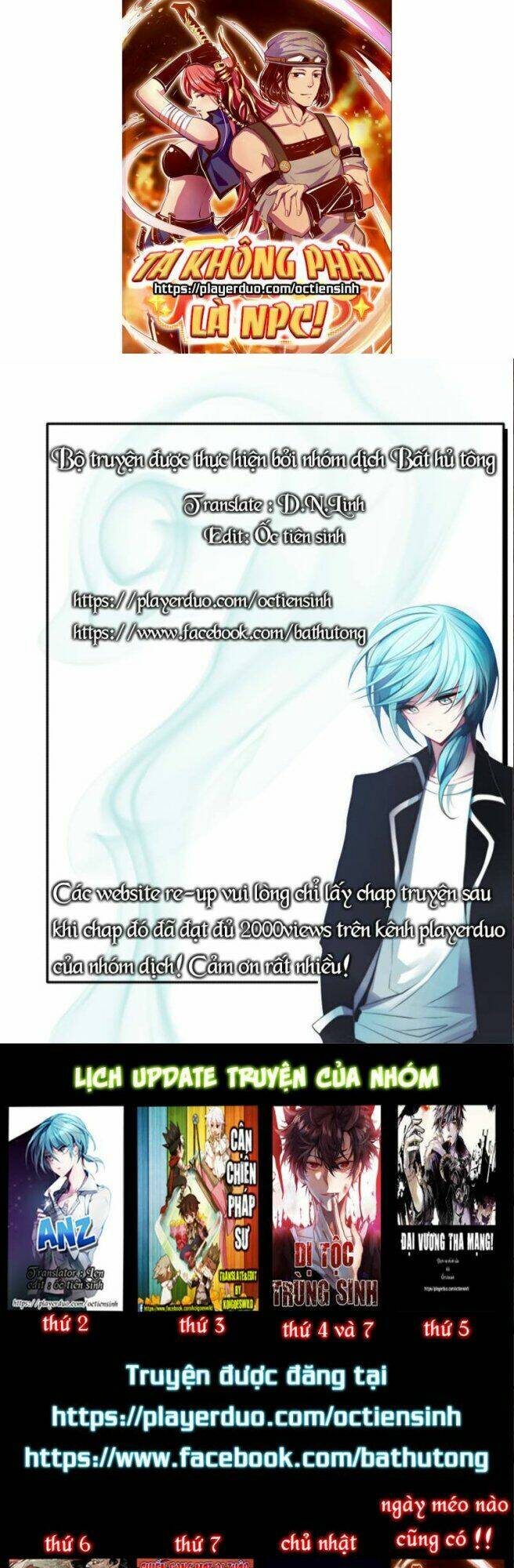 Ta Không Phải Là NPC Chapter 23 - TC Truyện