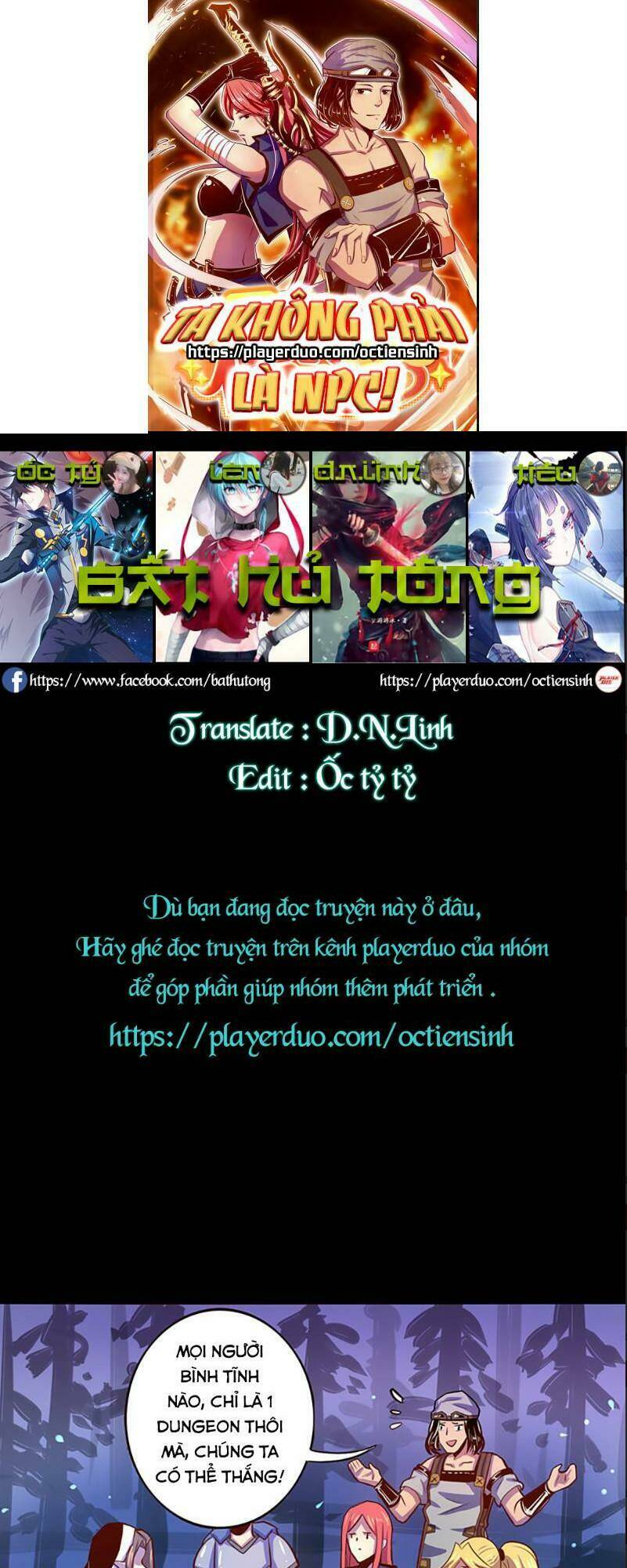 Ta Không Phải Là NPC Chapter 39 - TC Truyện