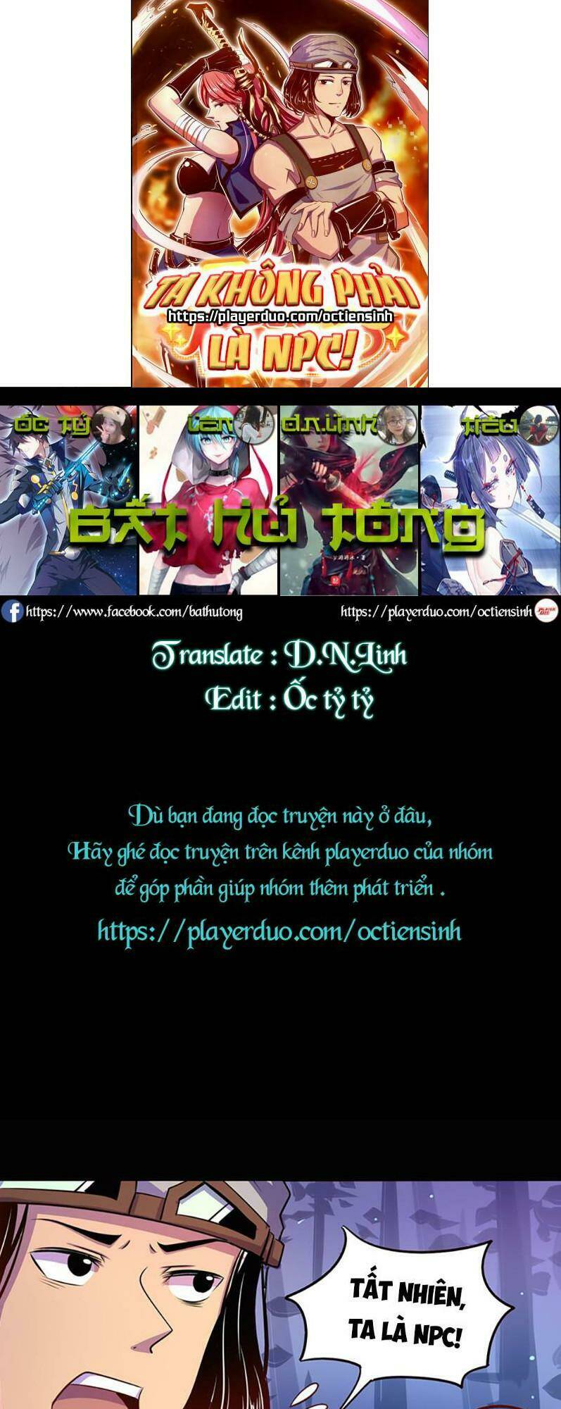 Ta Không Phải Là NPC Chapter 40 - TC Truyện