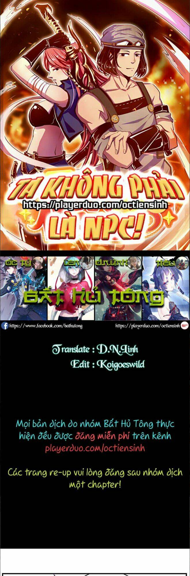 Ta Không Phải Là NPC Chapter 49 - TC Truyện