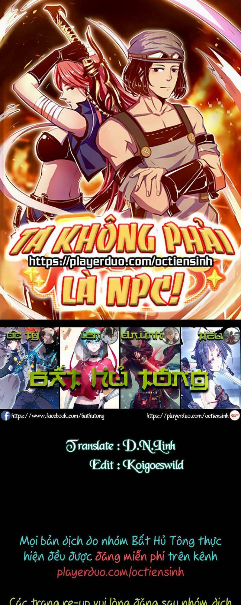 Ta Không Phải Là NPC - 0