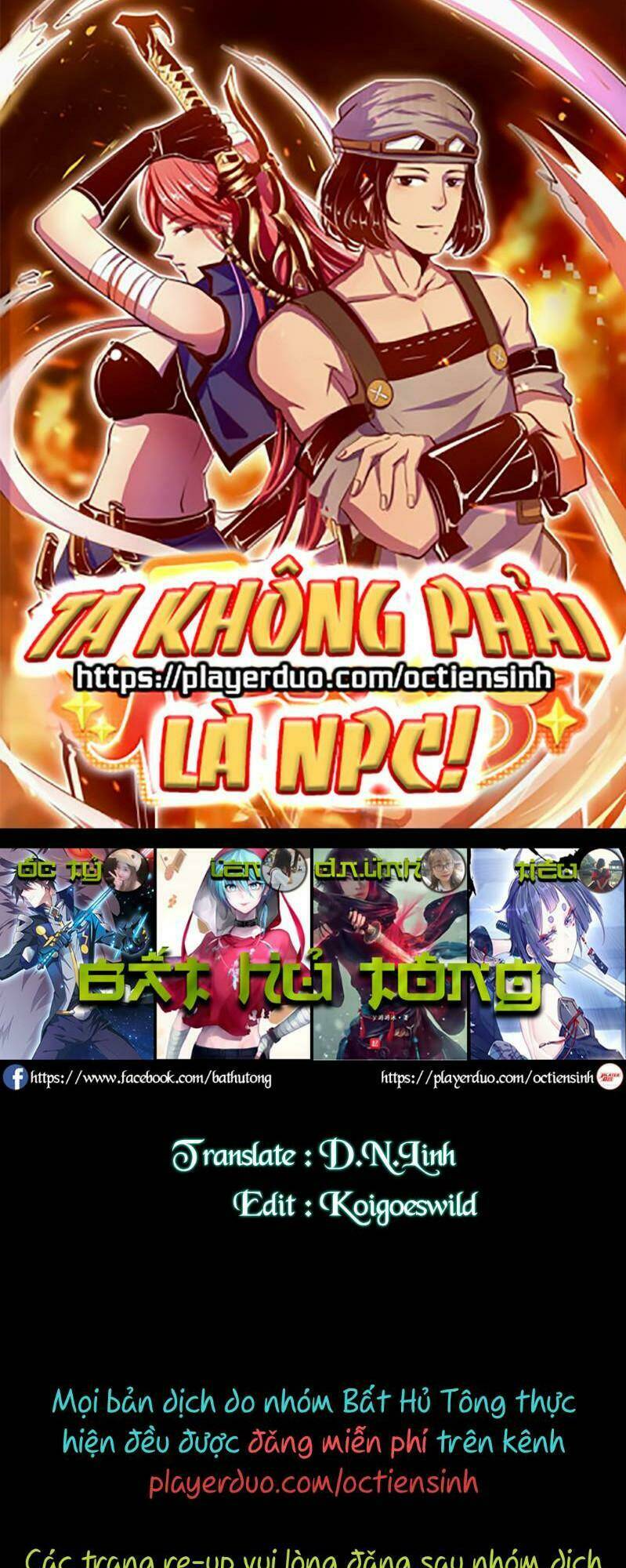 Ta Không Phải Là NPC - 0