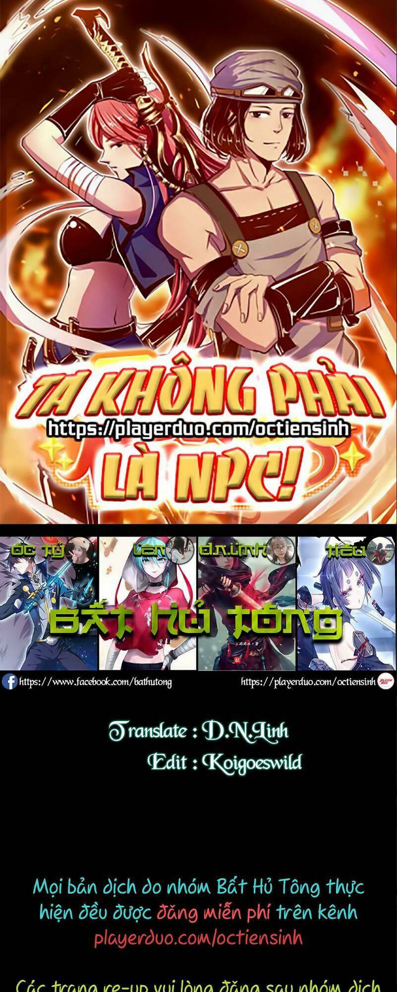 Ta Không Phải Là NPC - 0