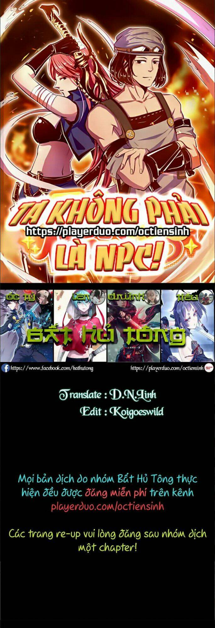 Ta Không Phải Là NPC - 0