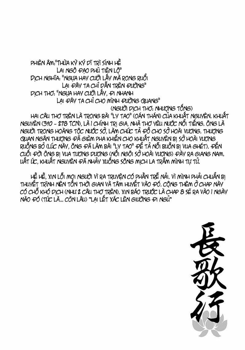 Trường Ca Hành [Chap 1-52]