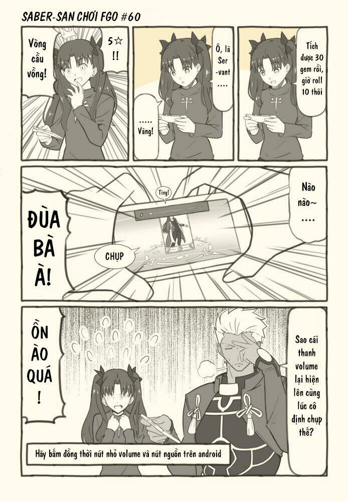 Saber-san chơi FGO! [Chap 1-51] - Page 12