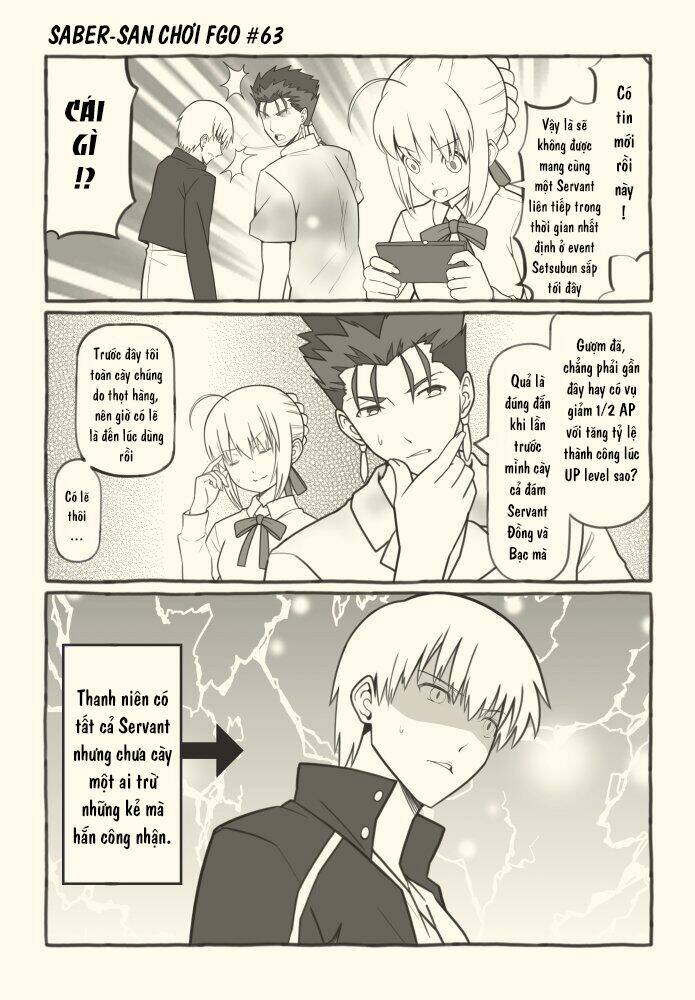 Saber-san chơi FGO! [Chap 1-51] - Page 17