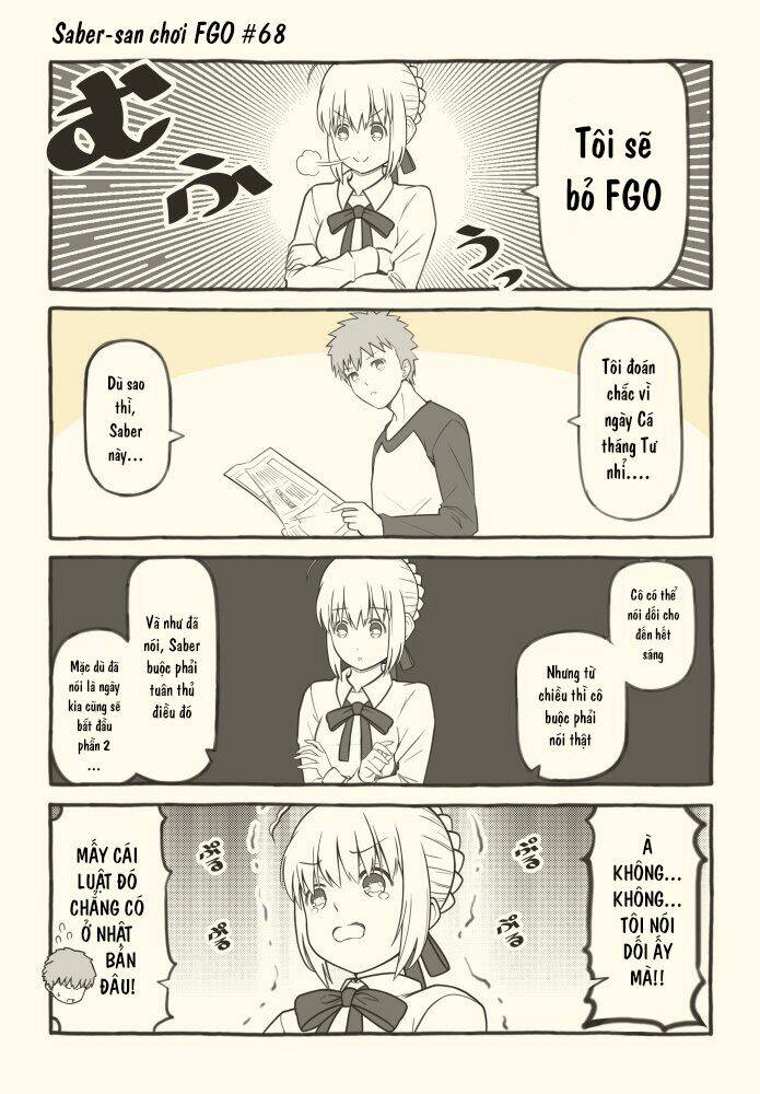 Saber-san chơi FGO! [Chap 1-51] - Page 24