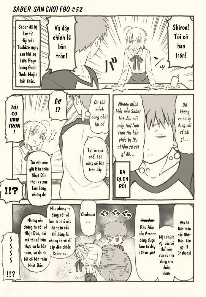 Saber-san chơi FGO! [Chap 1-51] - Page 3