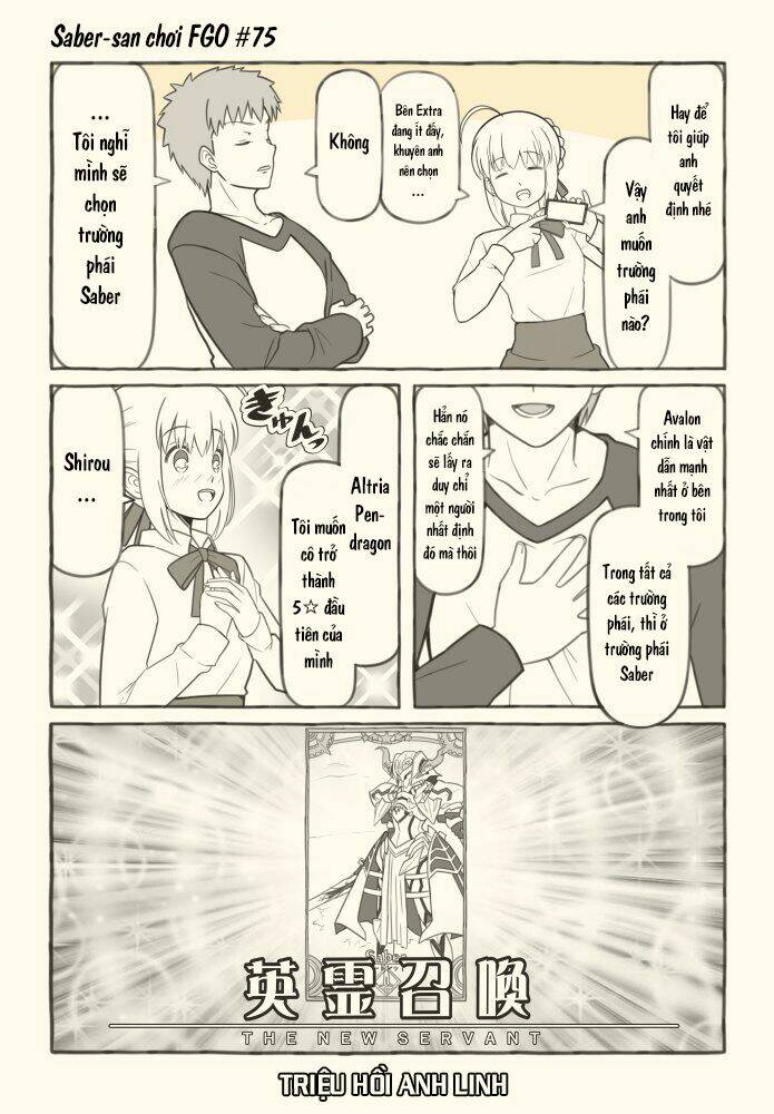 Saber-san chơi FGO! [Chap 1-51] - Page 33