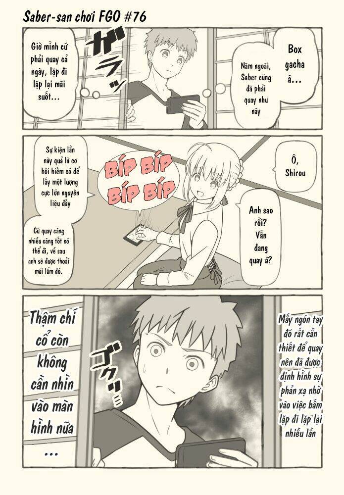 Saber-san chơi FGO! [Chap 1-51] - Page 34