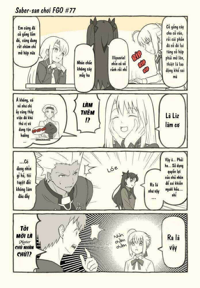 Saber-san chơi FGO! [Chap 1-51] - Page 35