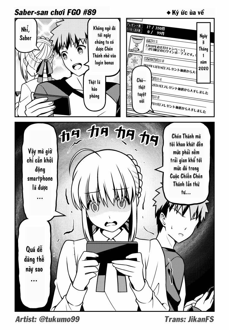 Saber-san chơi FGO! [Chap 1-51] - Page 45