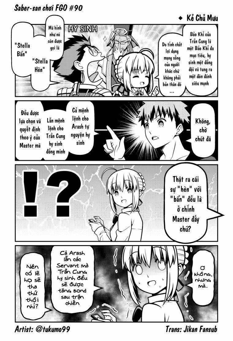 Saber-san chơi FGO! [Chap 1-51] - Page 46