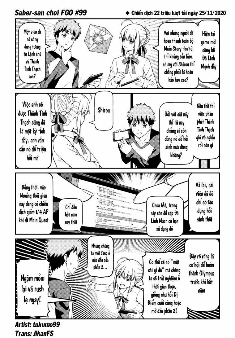 Saber-san chơi FGO! [Chap 1-51] - Page 55