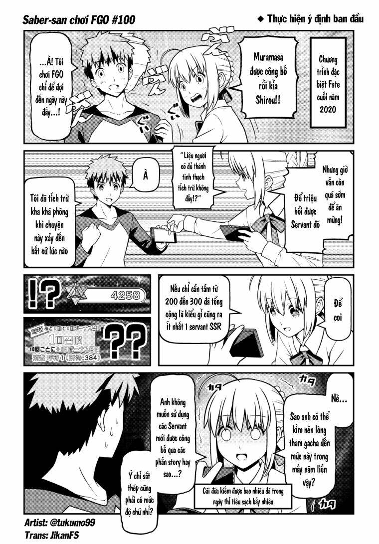 Saber-san chơi FGO! [Chap 1-51] - Page 56