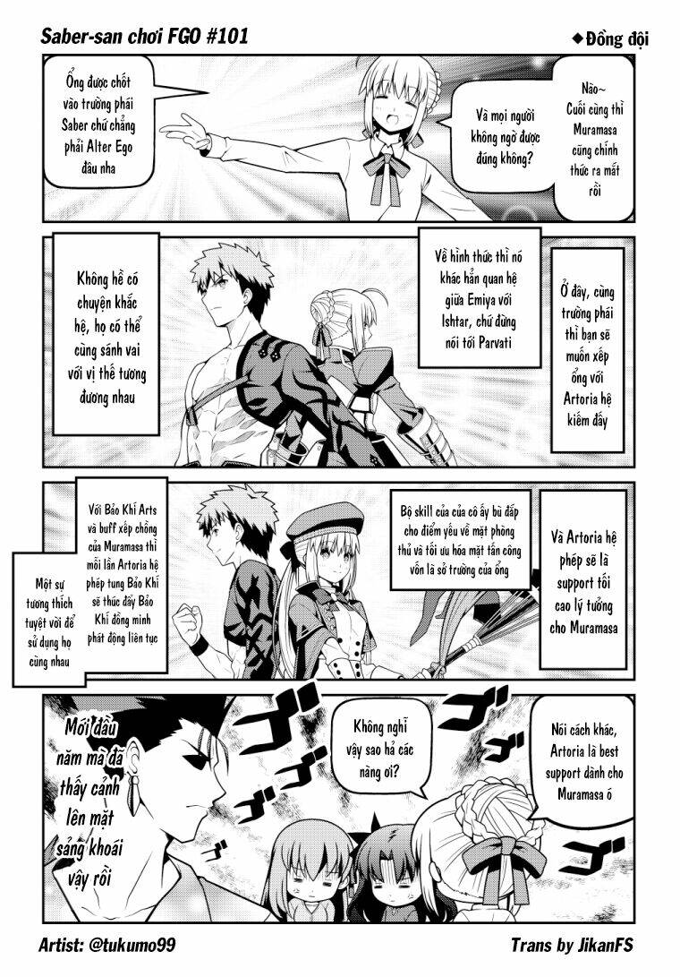 Saber-san chơi FGO! [Chap 1-51] - Page 57