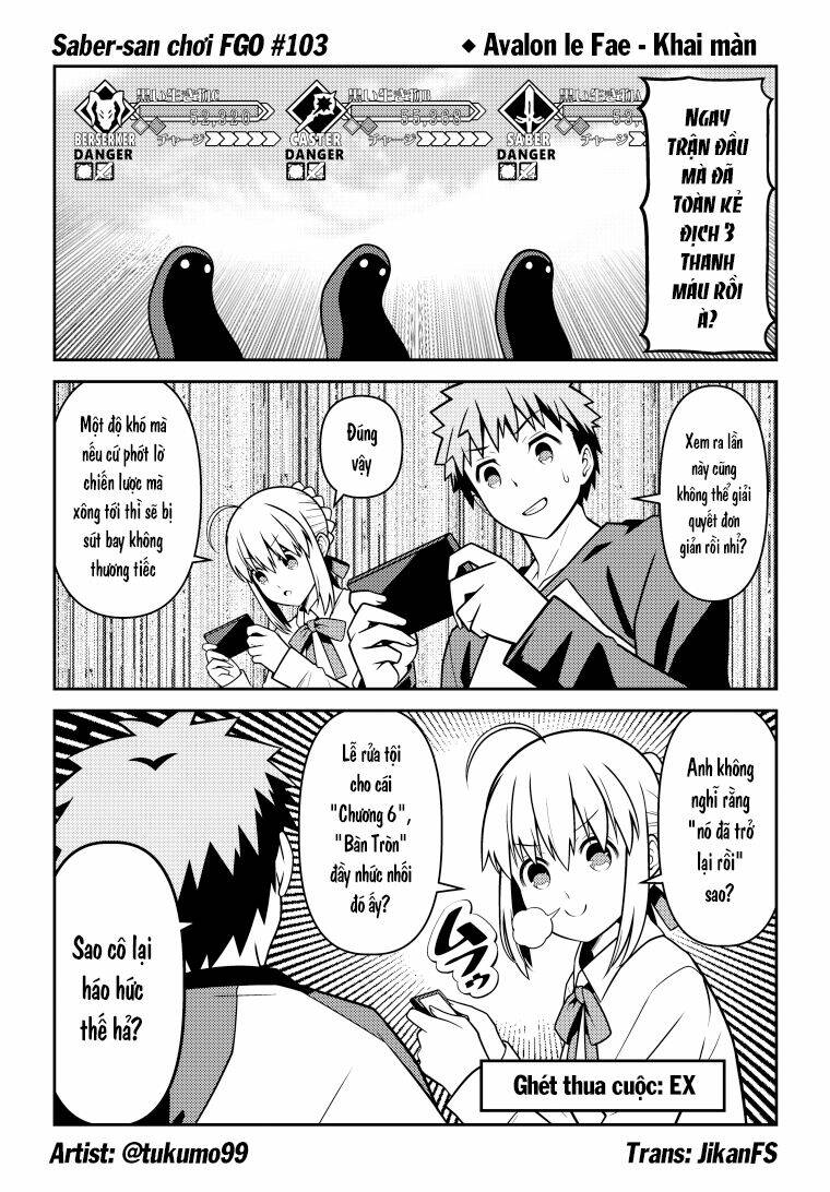 Saber-san chơi FGO! [Chap 1-51] - Page 59