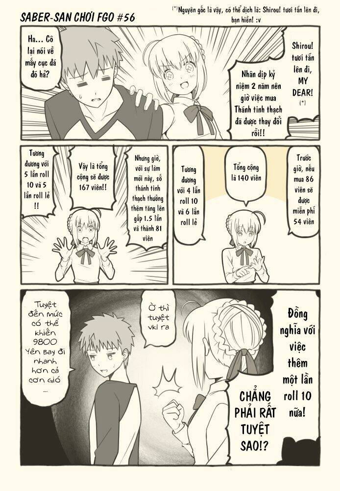 Saber-san chơi FGO! [Chap 1-51] - Page 8