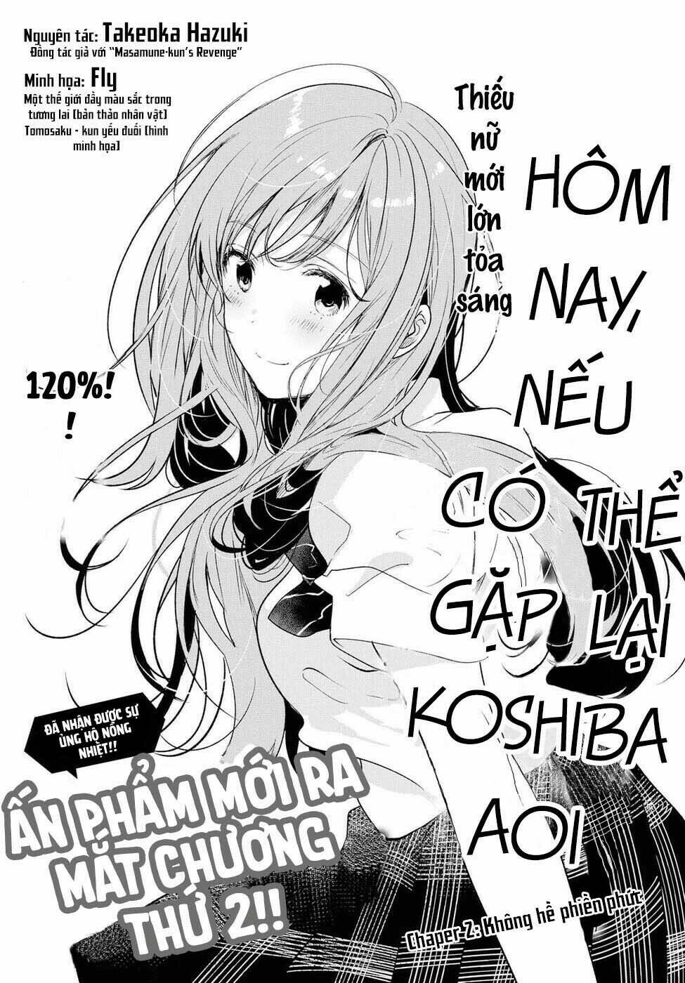 Nếu như hôm nay mình có thể gặp lại Koshiba Aoi [Chap 1-3] - Page 4