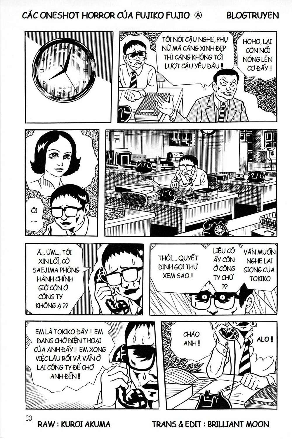 Các oneshot horror của Fujiko Fujio Ⓐ [Chap 1-23] - Page 13