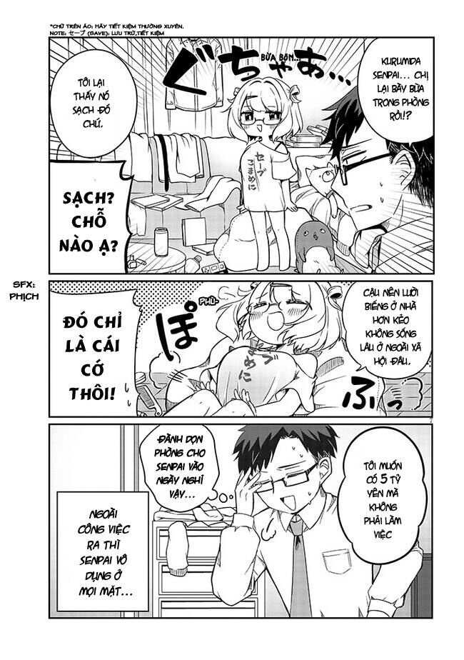 Trang truyện page_8 trong truyện tranh Kurumida-senpai No Guttara Kawaii Himitsu - Chapter 1 - truyentvn.net