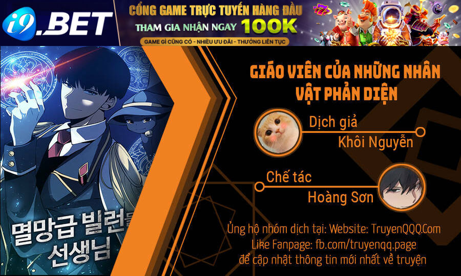 Giáo Viên Của Những Nhân Vật Phản Diện Chapter 22.5 - TC Truyện