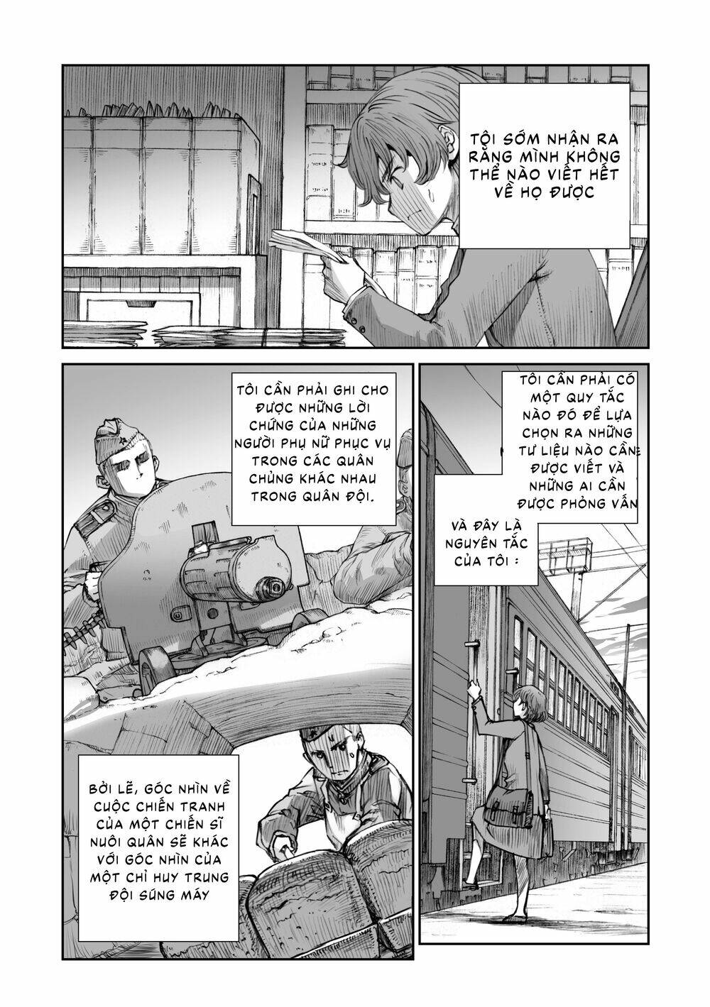 Trang truyện page_2 trong truyện tranh Chiến Tranh Không Có Một Khuôn Mặt Phụ Nữ - Chapter 10 - truyentvn.net