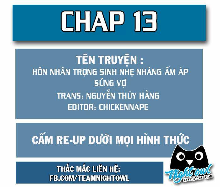 Trang truyện page_1 trong truyện tranh Hôn Nhân Trọng Sinh Nhẹ Nhàng Ấm Áp Sủng Vợ - Chapter 13 - truyentvn.net