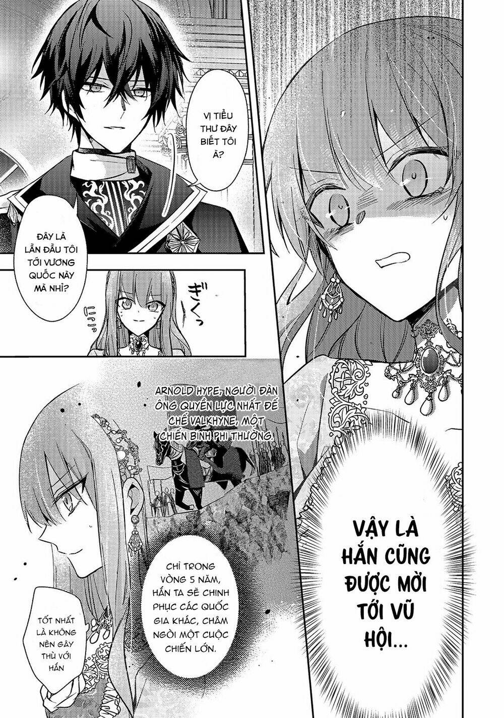 Trang truyện page_22 trong truyện tranh Loop 7-kaime No Akuyaku Reijou Wa Moto Tekikoku De Juukimama Na Hanayome Seikatsu O Mankitsu Suru - Chapter 1 - truyentvn.net