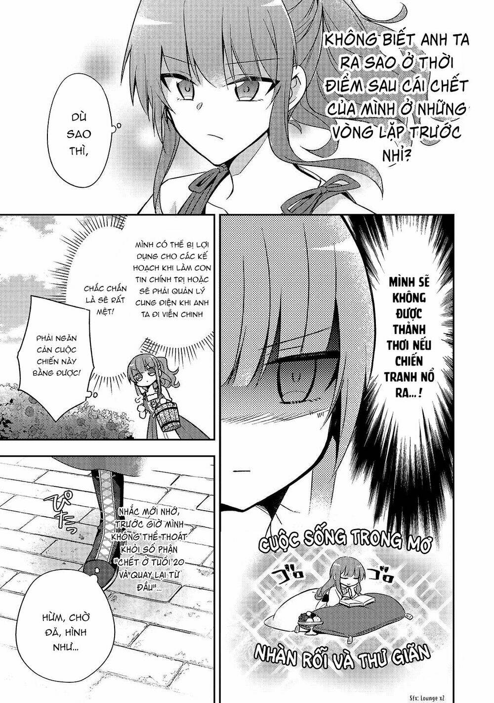 Trang truyện page_7 trong truyện tranh Loop 7-kaime No Akuyaku Reijou Wa Moto Tekikoku De Juukimama Na Hanayome Seikatsu O Mankitsu Suru - Chapter 4 - truyentvn.net