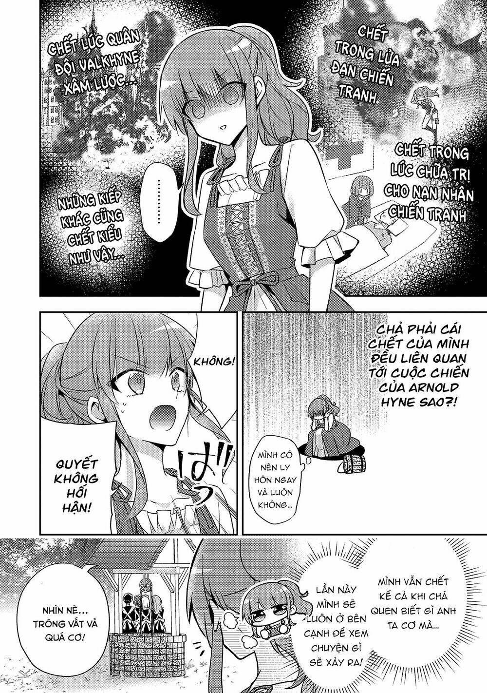 Trang truyện page_8 trong truyện tranh Loop 7-kaime No Akuyaku Reijou Wa Moto Tekikoku De Juukimama Na Hanayome Seikatsu O Mankitsu Suru - Chapter 4 - truyentvn.net