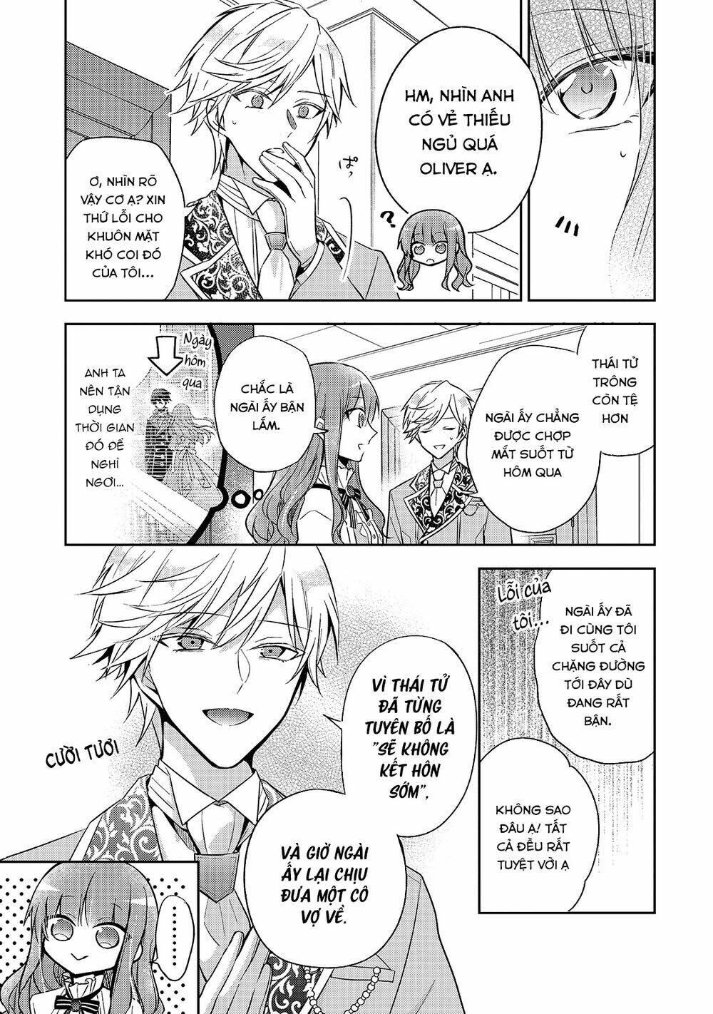 Trang truyện page_5 trong truyện tranh Loop 7-kaime No Akuyaku Reijou Wa Moto Tekikoku De Juukimama Na Hanayome Seikatsu O Mankitsu Suru - Chapter 5 - truyentvn.net