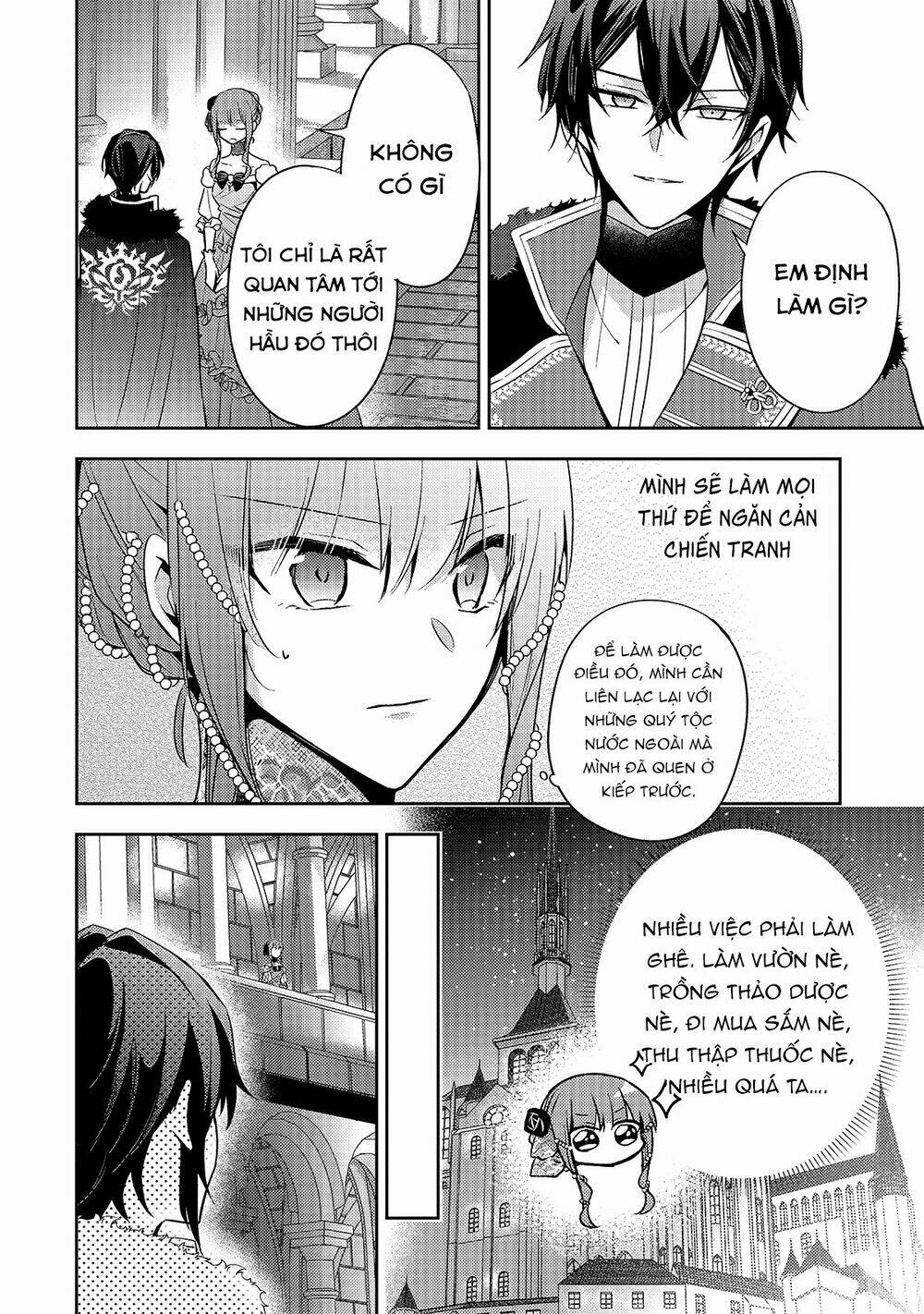 Trang truyện page_13 trong truyện tranh Loop 7-kaime No Akuyaku Reijou Wa Moto Tekikoku De Juukimama Na Hanayome Seikatsu O Mankitsu Suru - Chapter 6 - truyentvn.net